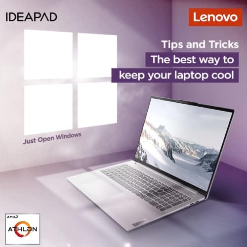 Lenovo IdeaPad, 20GB RAM, 1TB SSD, AMD Dual-core Processor, 15.6 Inch HD Anti-Glare Display, Long Battery Life Up to 9.5Hr, HDMI, SD Card Reader, Windows 11, 1 Year Microsoft 365 - Image 4