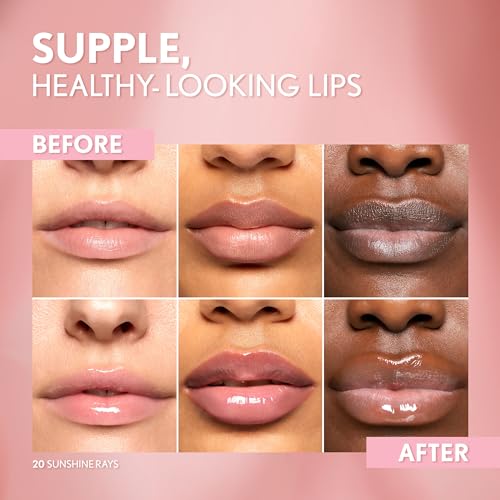 COVERGIRL Clean Fresh Yummy Gloss Daylight Collection Lip Gloss, Hydrating, Glossy Shine, Vegan Formula, Sunshine Rays 20, 0.33oz - Image 3