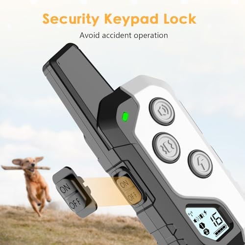 PIOUNS Dog Shock Collar, IP67 Waterproof Dog Training Collar with Remote, 3 Training Modes, Shock, Vibration and Beep, Rechargeable Electric Shock Collar for Large Medium Small Dog - Image 4