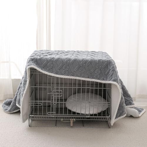 Waterproof Dog Blanket, Pet Throw Blanket for Large Dogs, Cats, Reversible Couch Cover Knurling Pattern Protector, Machine Washable - Image 7