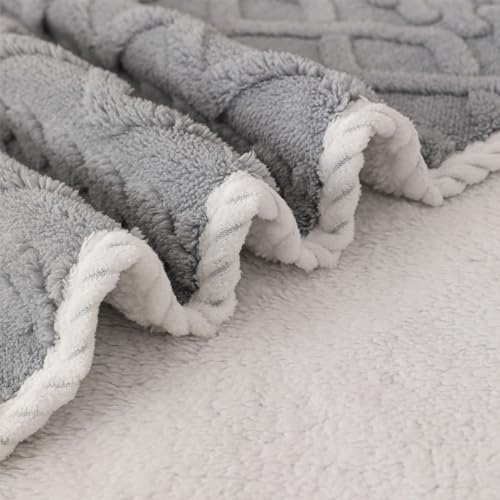 Waterproof Dog Blanket, Pet Throw Blanket for Large Dogs, Cats, Reversible Couch Cover Knurling Pattern Protector, Machine Washable - Image 4