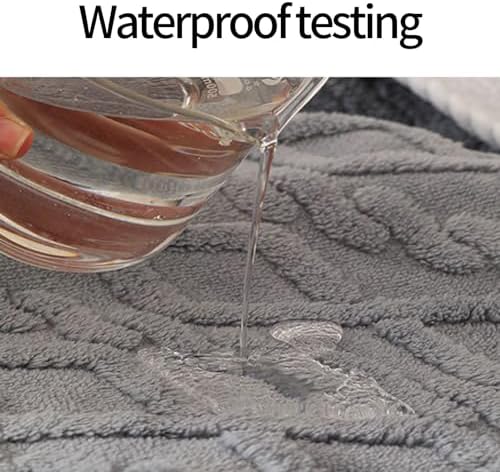 Waterproof Dog Blanket, Pet Throw Blanket for Large Dogs, Cats, Reversible Couch Cover Knurling Pattern Protector, Machine Washable - Image 6