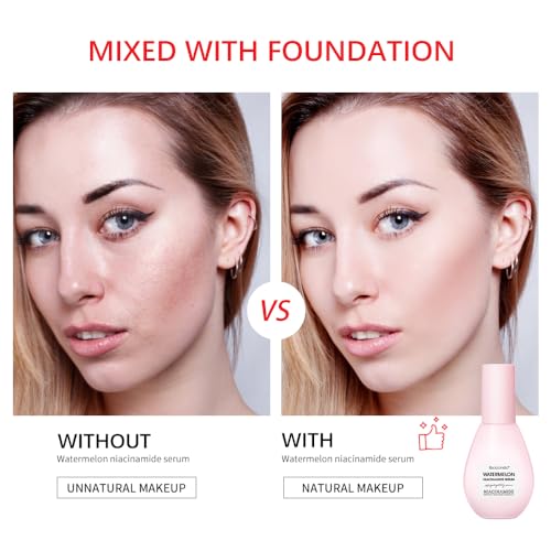 Watermelon Niacinamide Face Serum, Face Serum with Citrullus Vulgaris(watermelon) Fruit Extract, Sodium Hyaluronate, Glycerin, Serum for Skin Care, Moisturize - Image 4