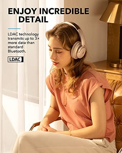 Soundcore Life Q35 Active Noise Cancelling Bluetooth Headphones with 40H Playtime and LDAC Hi-Res Audio - For Home, Work, Travel - Image 2