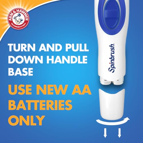 Arm & Hammer Spinbrush Camouflage Series Spinbrush, Soft, Electric Battery Toothbrush, 1 ct, Color May Vary - Image 9
