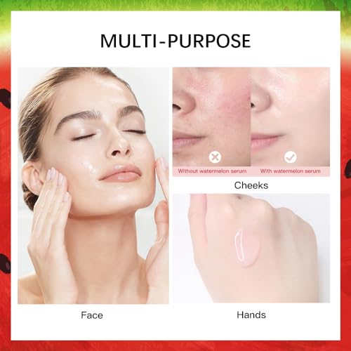 Watermelon Niacinamide Face Serum, Face Serum with Citrullus Vulgaris(watermelon) Fruit Extract, Sodium Hyaluronate, Glycerin, Serum for Skin Care, Moisturize - Image 5