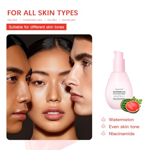 Watermelon Niacinamide Face Serum, Face Serum with Citrullus Vulgaris(watermelon) Fruit Extract, Sodium Hyaluronate, Glycerin, Serum for Skin Care, Moisturize - Image 6
