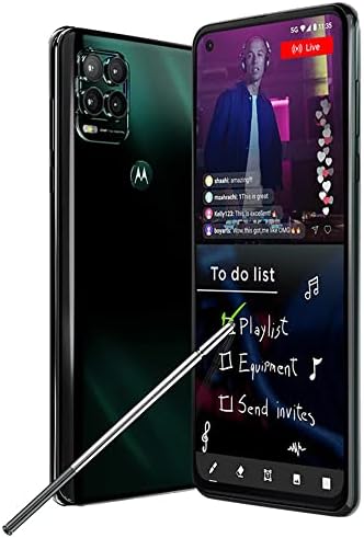 Motorola Moto G Stylus 5G | 2021 | 2-Day Battery | Unlocked | Made for US 4/128GB | 48MP Camera | Cosmic Emerald - Image 2