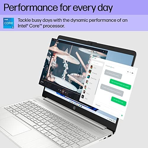 HP 15.6 inch Laptop, FHD Display, 12th Gen Intel Core i5, 16 GB RAM, 512 GB SSD, Intel Iris Xe Graphics, Windows 11 Home, 15-dy5399nr (2023),Silver - Image 4