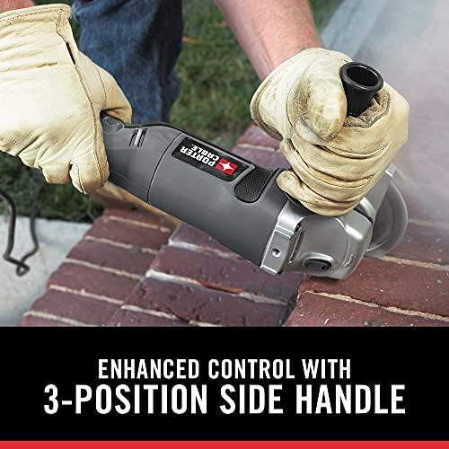 PORTER-CABLE Angle Grinder Tool, 4-1/2-Inch, 7.5-Amp (PC750AG), Grey,black - Image 5