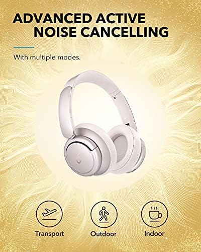 Soundcore Life Q35 Active Noise Cancelling Bluetooth Headphones with 40H Playtime and LDAC Hi-Res Audio - For Home, Work, Travel - Image 4