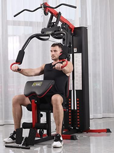 Signature Fitness Multifunctional Home Gym System Workout Station with Leg Extension and Preacher Curl, 122.5LB Weight Stack, Multiple Options, Multiple Packages - Image 3