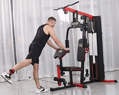 Signature Fitness Multifunctional Home Gym System Workout Station with Leg Extension and Preacher Curl, 122.5LB Weight Stack, Multiple Options, Multiple Packages - Image 9