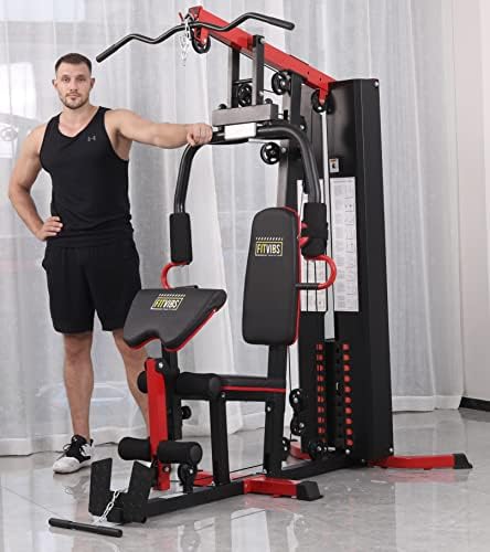 Signature Fitness Multifunctional Home Gym System Workout Station with Leg Extension and Preacher Curl, 122.5LB Weight Stack, Multiple Options, Multiple Packages - Image 2