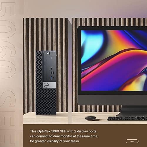 Dell OptiPlex 5060 Desktop Computers Windows 11,Intel 6-Core i7-8700,16GB DDR4 Ram,512GB NVMe M.2 SSD, Wireless Wi-Fi 6e AX210,Bluetooth 5.2,HDMI Small Form Factor PC (Renewed) - Image 5